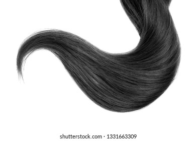 Similar Images, Stock Photos & Vectors of Black shiny hair wave