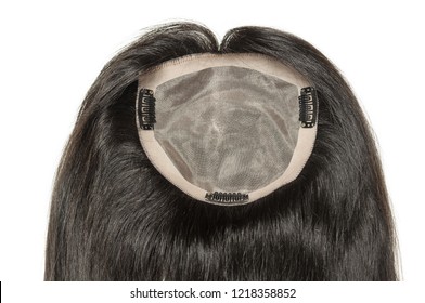 Long Black Natural Straight Human Hair Weaves Toupee Wigs