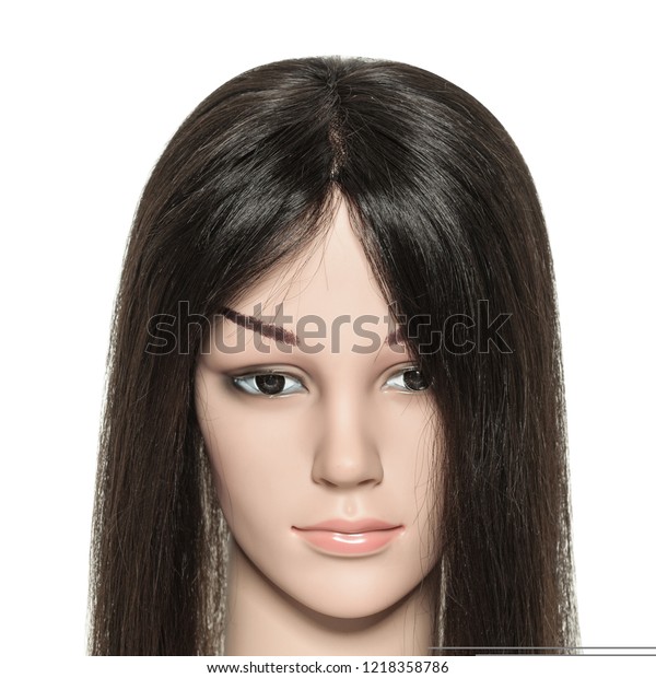 Long Black Natural Straight Human Hair Stock Photo Edit Now