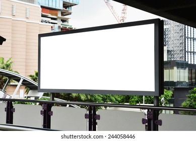 Long Blank Advertising Billboard 