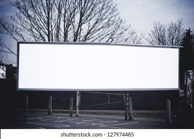 Long Blank Billboard