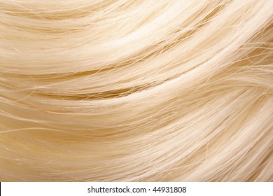 Long Blond Hair As Background