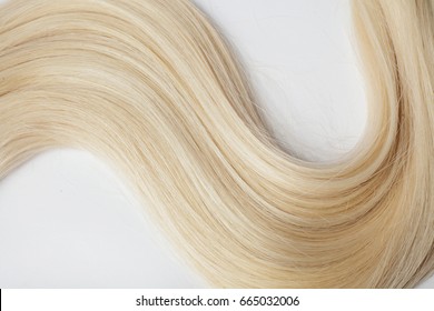 Long Blond Hair As Background