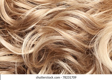 Long Blond Hair As Background