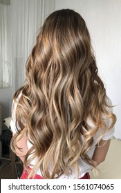 Long Blond Hair With Balayage 