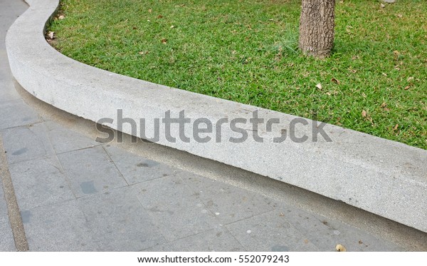 Long Cement Bench Public Park Buildings Landmarks Parks Outdoor
