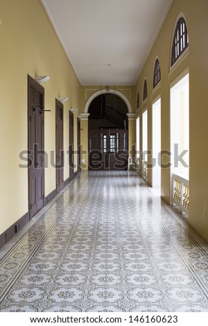 Long corridor