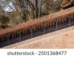 The Long Corridor of Longevity Hill Buddhist Fragrance Pavilion in Summer Palace