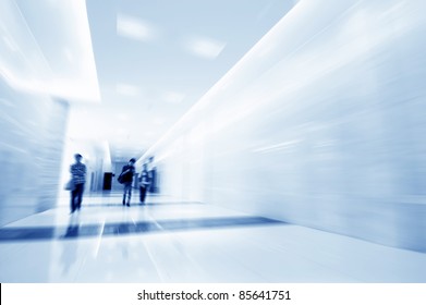 A Long Corridor, Modern Building Interiors