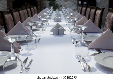 Long Dinner Table