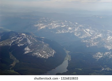 Long Draw Reservoir And Never Summer Mountains Colorado