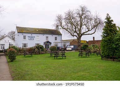 Long Eaton, Derbyshire, UK 17 02 2021 Country Restaurant And Garden