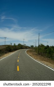 Long Empty Winding Road Ahead 