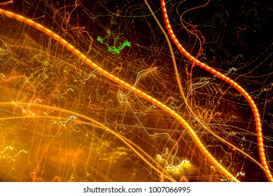 Long exposure abstract light forms - Powered by Shutterstock