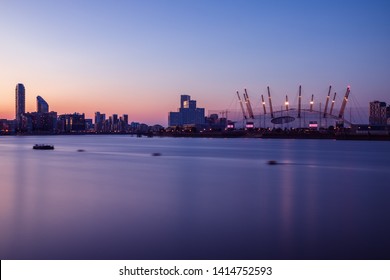 Long Exposure, London Cityscape With O2 Arena