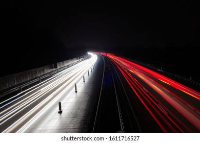 long exposure on the highway in germany - Shutterstock ID 1611716527