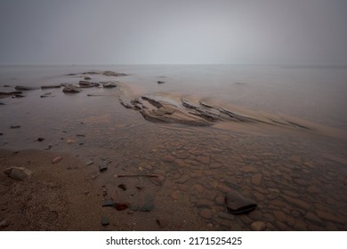 Long Exposure On Lake Superior Porcupine Mountains Wilderness State Park Michigan's Upper Peninsula