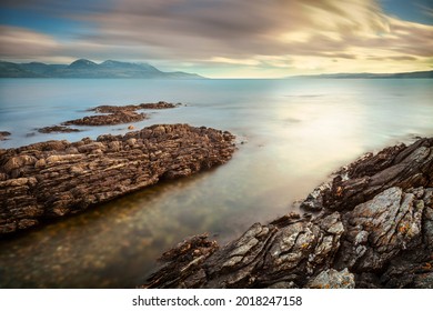 Long exposure photography of the Isle of Arran from Kintyre