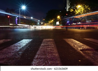 Long Exposure Photography In Road