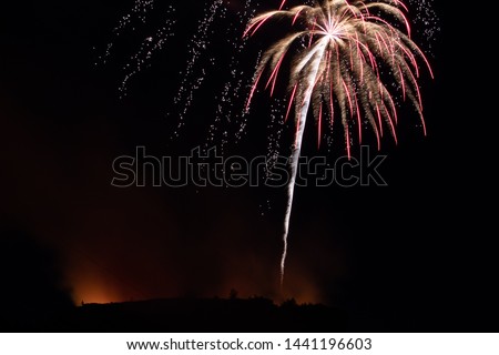 Long exposure pictures of Fireworks on the 4th of July in Oregon!