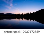 Long exposure from the pier at Spring Lake looking toward the sunrise in Santa Rosa California