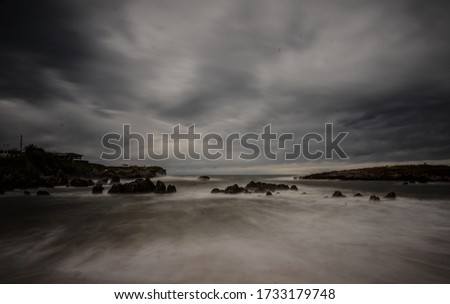 Similar – Image, Stock Photo roaming the beach 2 Nature