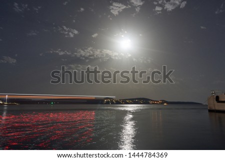 Similar – Image, Stock Photo It’s about time Water Sky