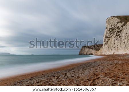 Similar – Image, Stock Photo White rock cliff called Stairs of the Turks or Scala dei Turchi at the mediterranean sea coast with beach, Realmonte, Sicily, Italy