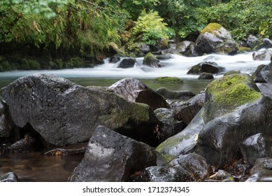 Long Exposure Of The White Salmon River, WA