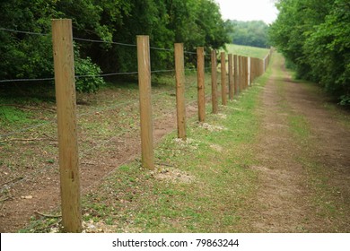 Post And Wire Fence