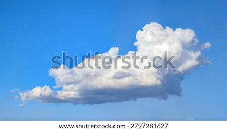 A long horizontal cloud floating across the endless sky. Detailed texture of steam and evaporating moisture. A lone raindrop volumetric soft structure.