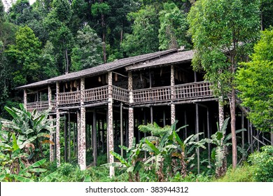 Long House In Sarawak 