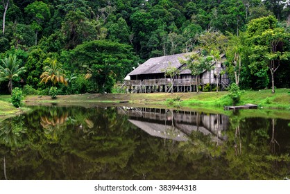 Long House In Sarawak 