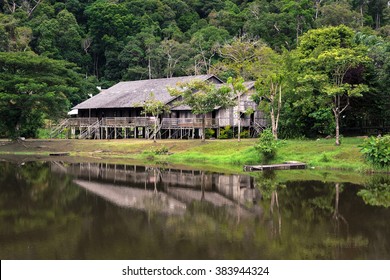 Long House In Sarawak 