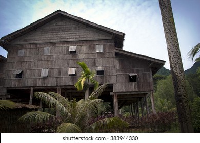 Long House In Sarawak 