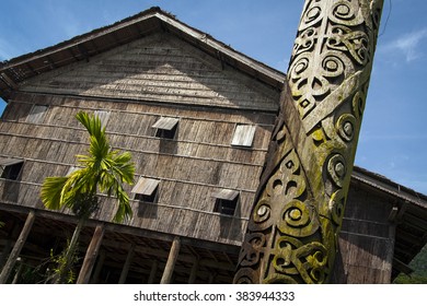 Long House In Sarawak 