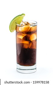 Long Island Iced Tea Cocktail Isolation With Clipping Path