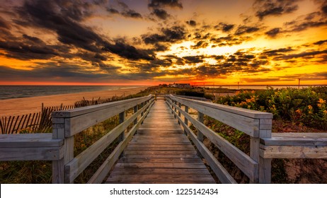 Long Island at sunset