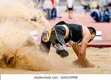 Long Jump In Para Athletics Athlete With Disability In Prosthetic