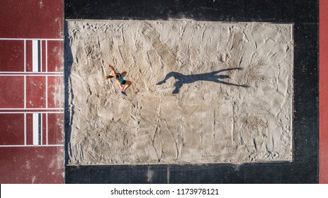 Long Jump In Track And Field