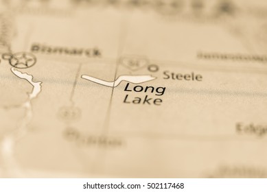 Long Lake, North Dakota, USA.