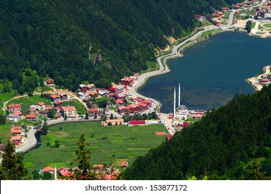 Long Lake (Uzungol) In Trabzon,Turkey