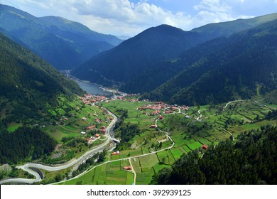 Long Lake (Uzungol) In Trabzon,Turkey