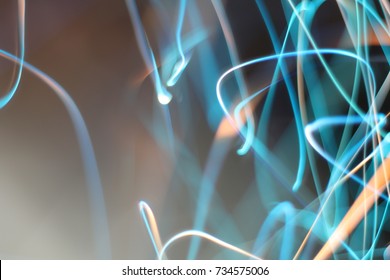 long light exposure abstract