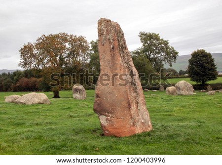 Long Meg and her Daughters, Stone Circle, Cumbria UK 