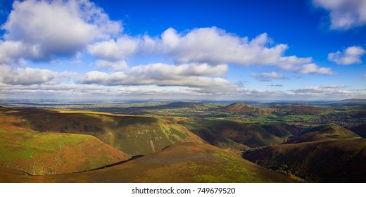 Long Mynd From Above