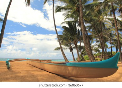 Long Outrigger Canoe