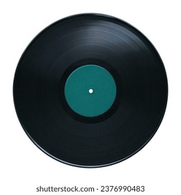 Long Play Vinyl record stereo music disc High resolution Mono Phone analogue isolated on white background. This has clipping path. - Shutterstock ID 2376990483