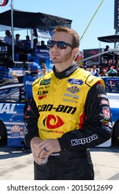 Long Pond, PA, USA - July 30, 2017:  NASCAR Driver Matt DiBenedetto Awaits The Start Of The 2017 Overton's 400 At Pocono Raceway In Pennsylvania.