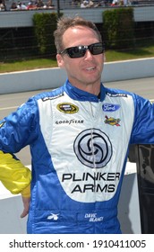 Long Pond, PA, USA - June 8, 2014:  NASCAR Driver Dave Blaney Awaits The Start Of The 2014 NASCAR Pocono 400 At Pocono Raceway In Pennsylvania.